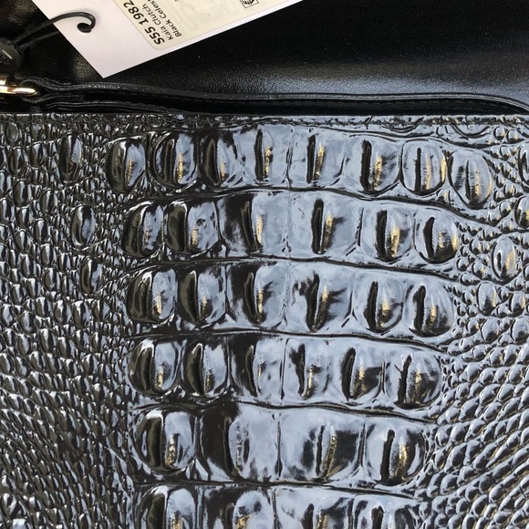 Brahmin Kaia Celestia Envelope Black Sequin Clutch Wristlet RARE SOLD OUT - NWT - Picture 5 of 11